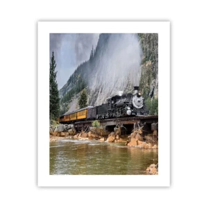 Plakat - A dokąd to? Dokąd? - 40x50 cm