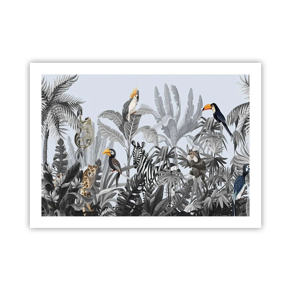 Plakat - Afrykańska bajka - 70x50 cm