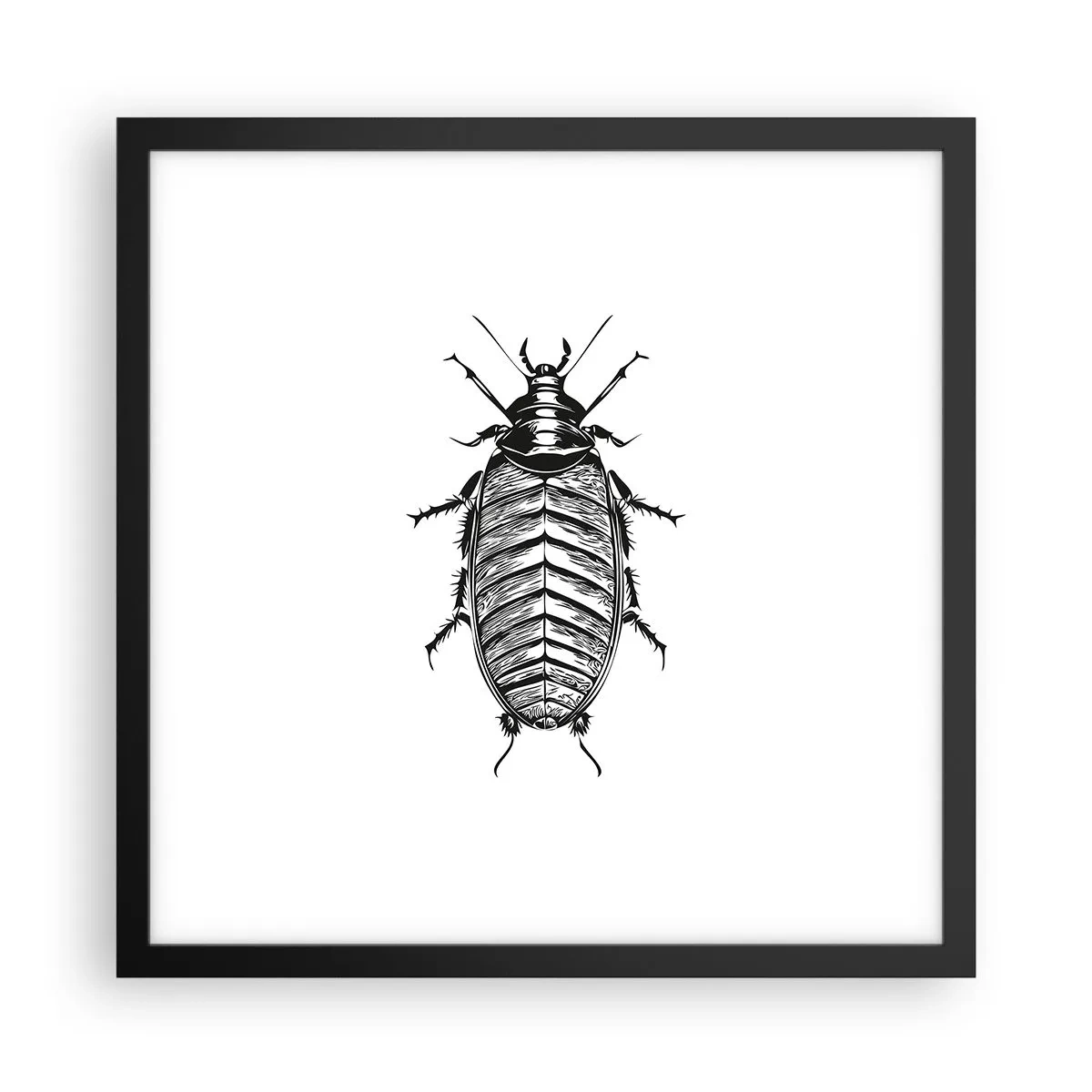 Plakat w czarnej ramie - Co za okaz! - 40x40 cm