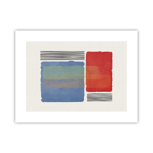 Plakat - Duch i litera geometrii - 40x30 cm