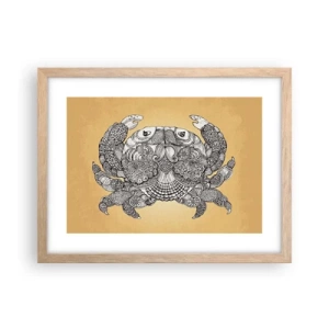 Plakat w ramie jasny dąb - Opowieści Pana Kraba - 40x30 cm