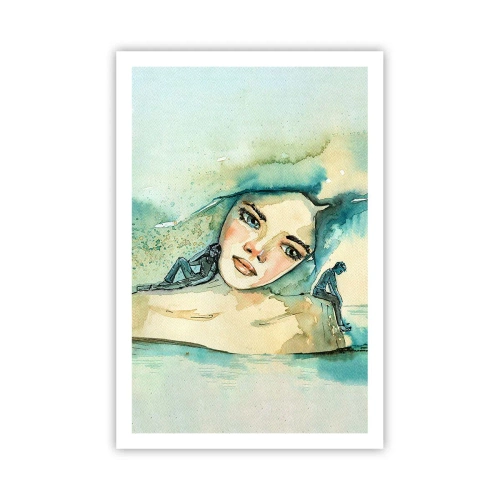 Plakat - Am I blue? - 61x91 cm