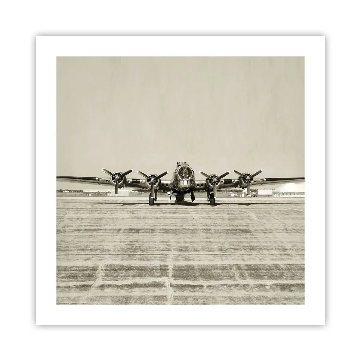 Plakat - Jak zawsze gotowy - 50x50 cm