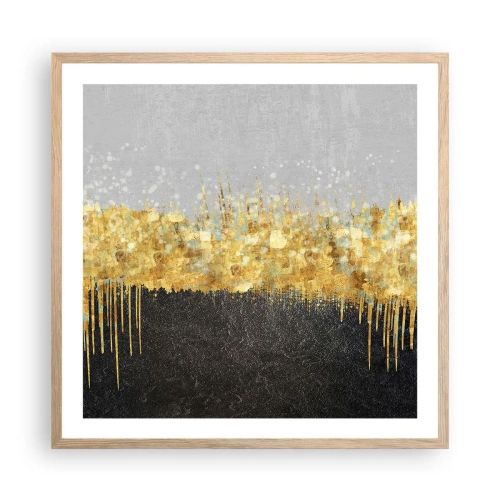 Plakat w ramie jasny dąb - W głąb i ku górze - 60x60 cm