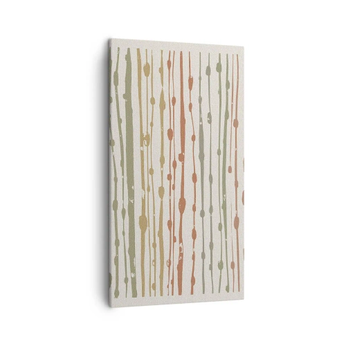 Obraz na płótnie - Muzyczny zapis barw - 45x80 cm