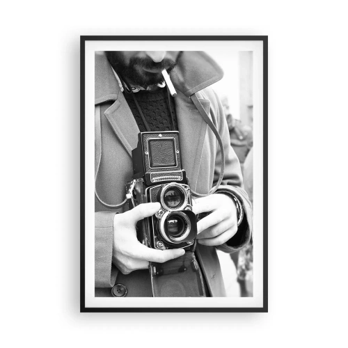 Plakat w czarnej ramie - W stylu retro - 61x91 cm