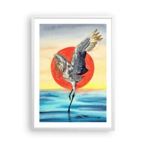 Plakat w białej ramie - Czas wracać - 50x70 cm
