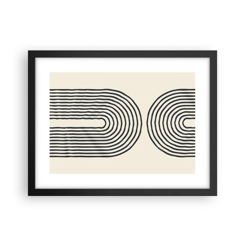 Plakat w czarnej ramie - Już za chwilę… - 40x30 cm