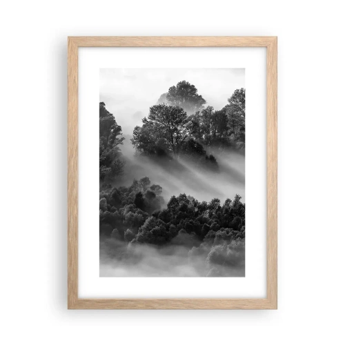 Plakat w ramie jasny dąb - Wstający ze snu - 30x40 cm