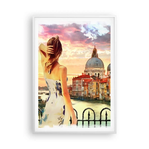Plakat w białej ramie - Jak przygoda to tylko w … - 70x100 cm
