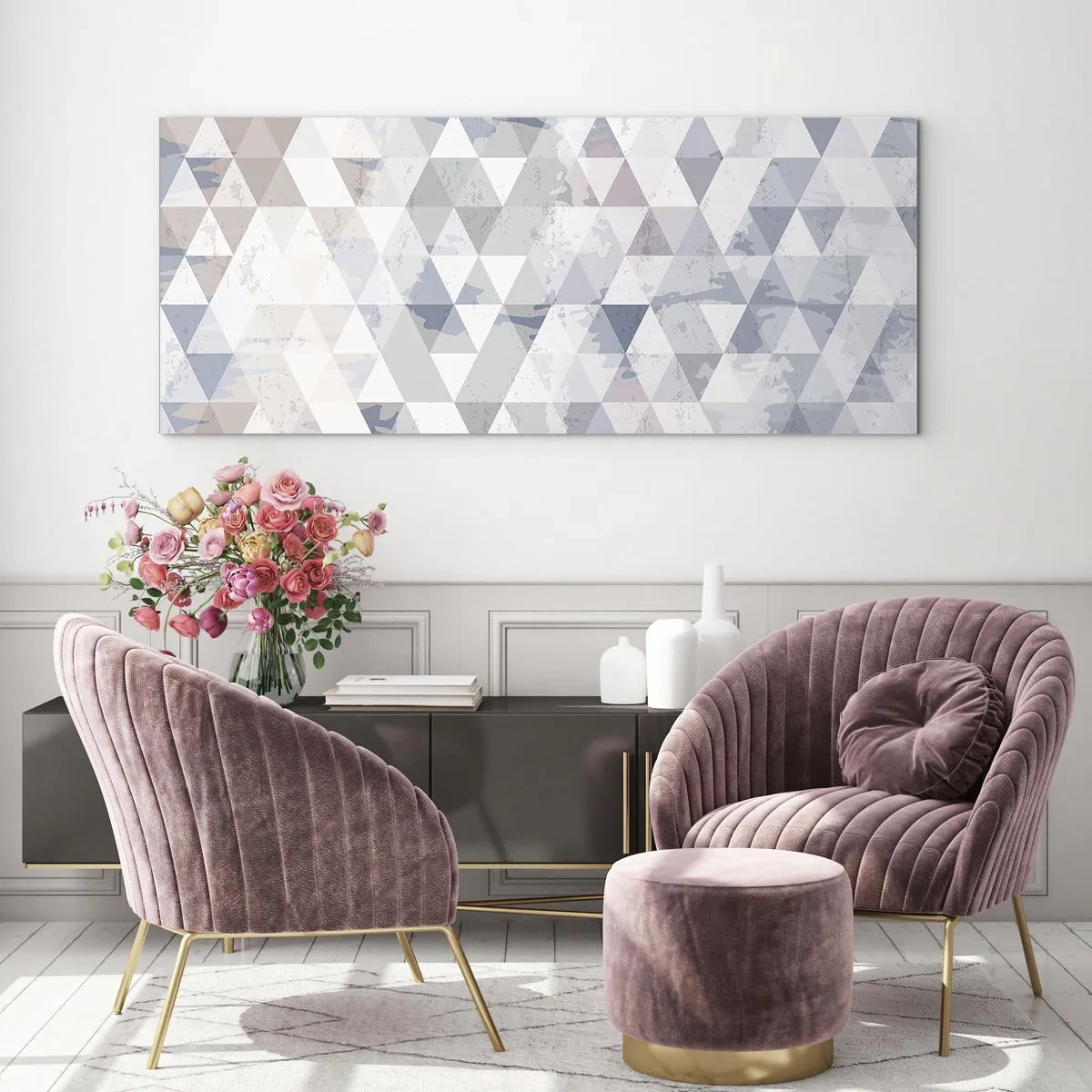 Obraz na szkle - W rytmie na trzy - 100x40 cm