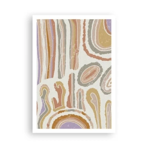 Plakat - Barwne przekroje - 70x100 cm