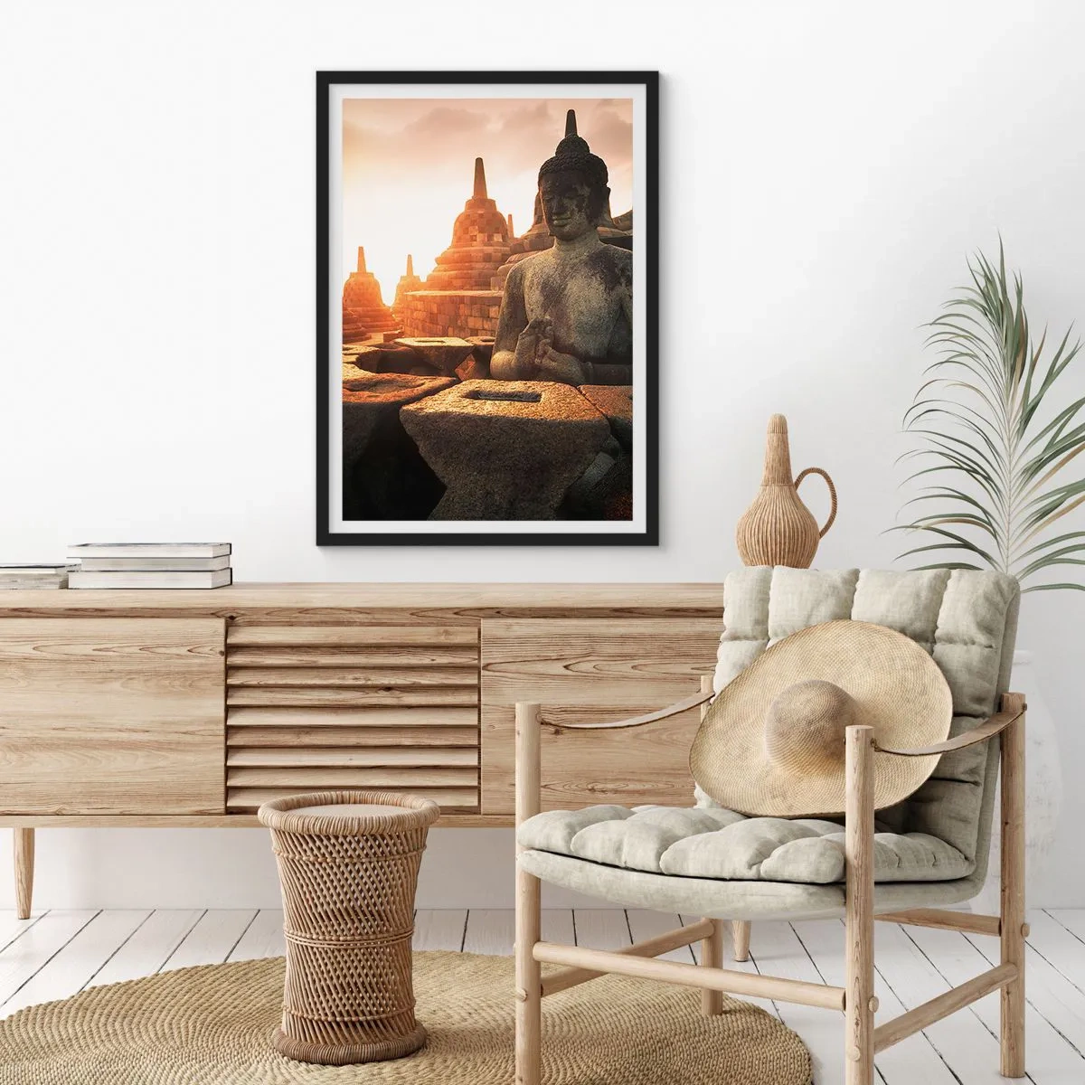 Plakat w czarnej ramie - Pogoda wielkiej mądrości - 40x50 cm