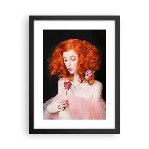 Plakat w czarnej ramie - W barokowym stylu - 30x40 cm