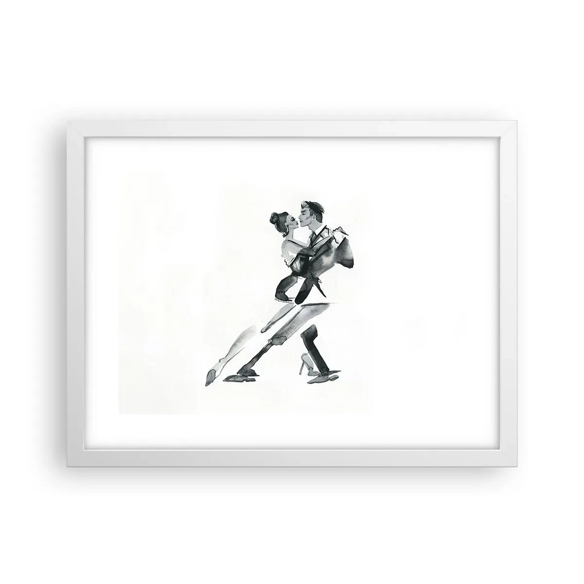 Plakat w białej ramie - W jednym rytmie - 40x30 cm