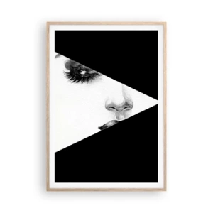 Plakat w ramie jasny dąb - Zawsze nieodkryta - 70x100 cm