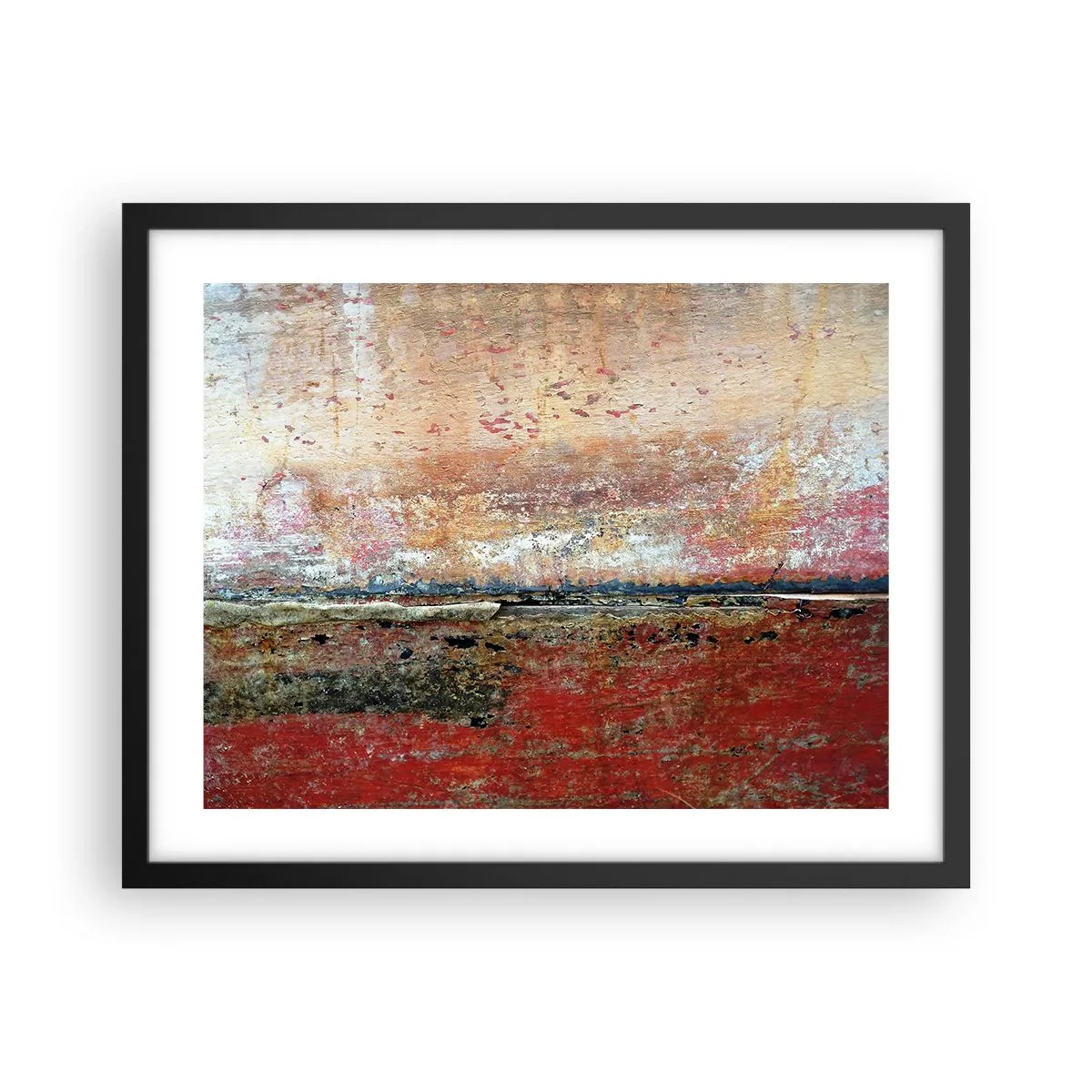 Plakat w czarnej ramie - Może to morze - 50x40 cm