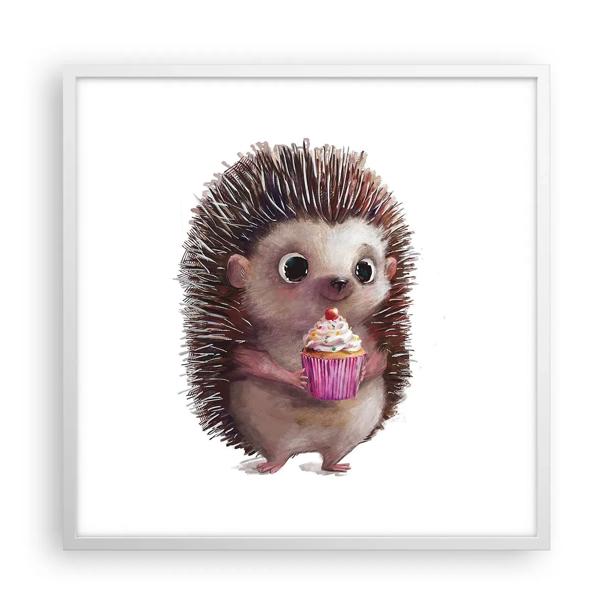 Plakat w białej ramie - Święto jest co dzień - 60x60 cm