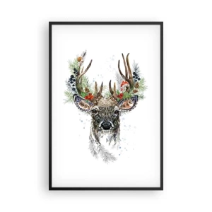 Plakat w czarnej ramie - W świątecznej szacie - 61x91 cm