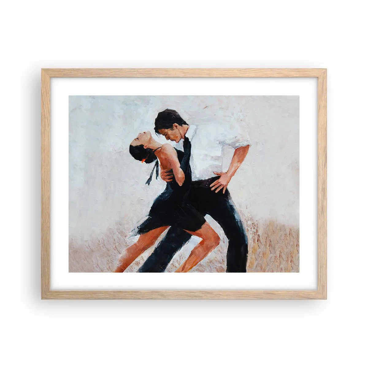 Plakat w ramie jasny dąb - Tango mych marzeń i snów - 50x40 cm