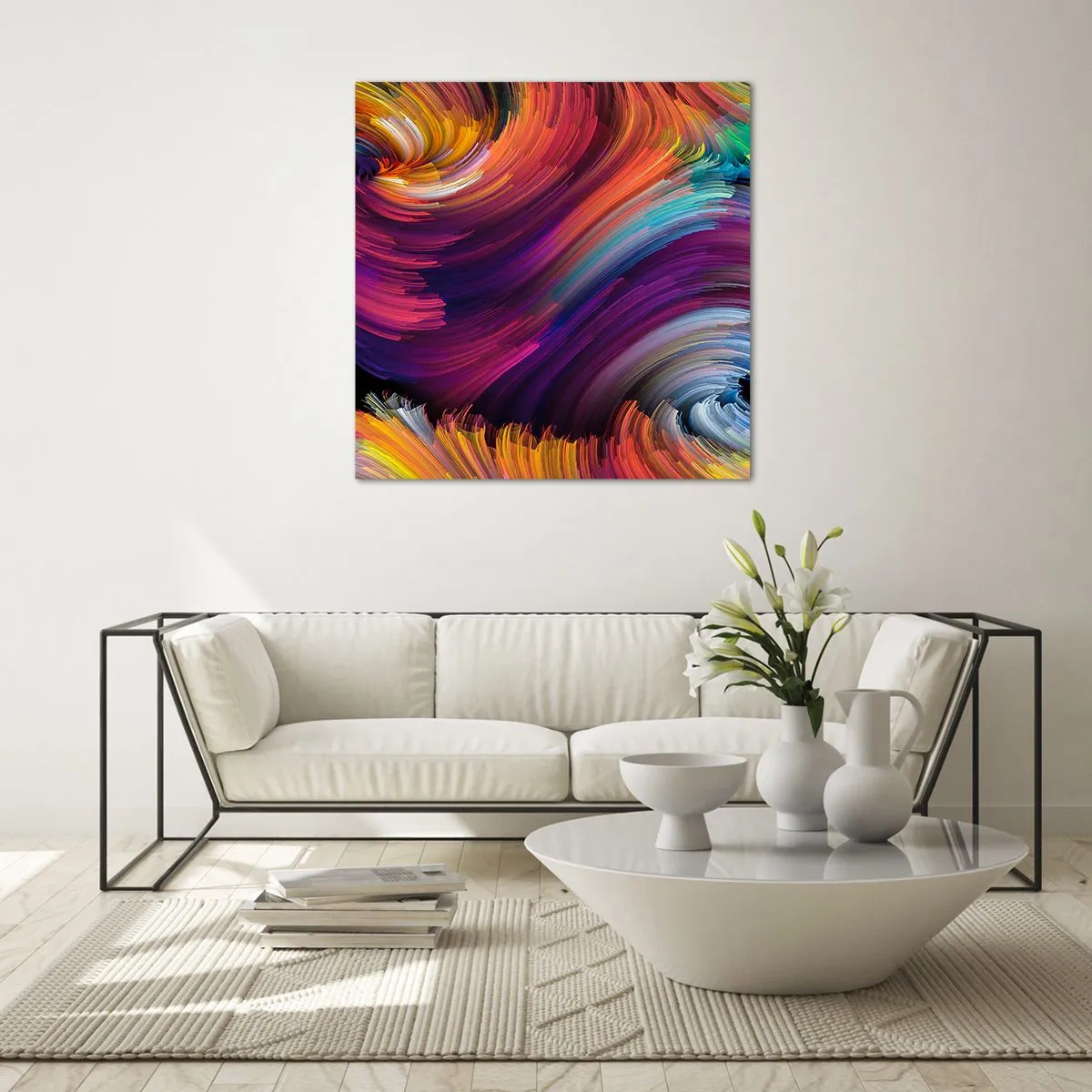 Obraz na szkle - Początek nowego świata - 50x50 cm