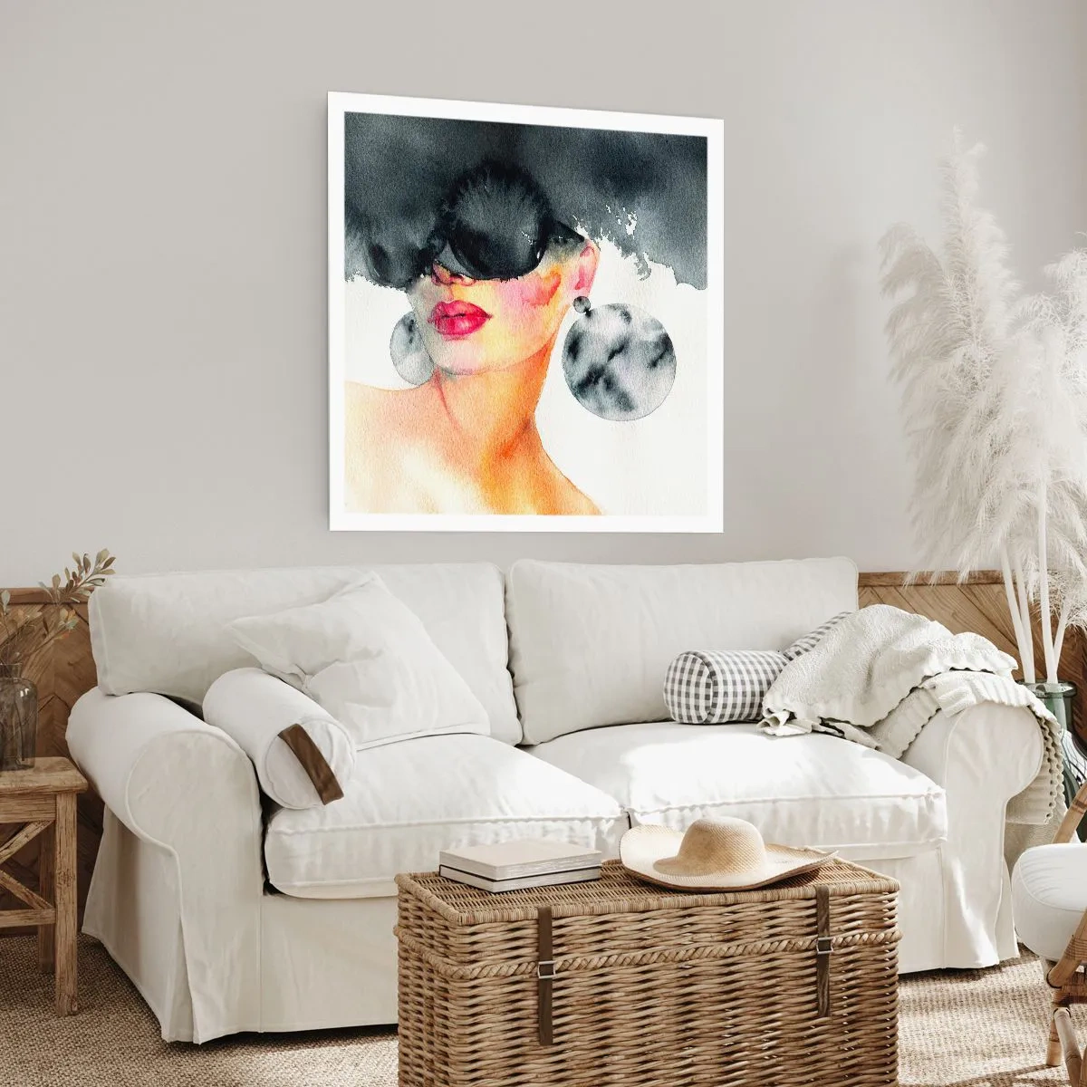 Plakat - Tajemnica elegancji - 50x50 cm