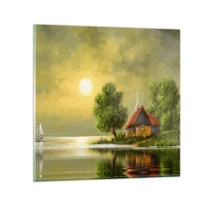 Obraz na szkle - Pięknie, jak z obrazka - 70x70 cm