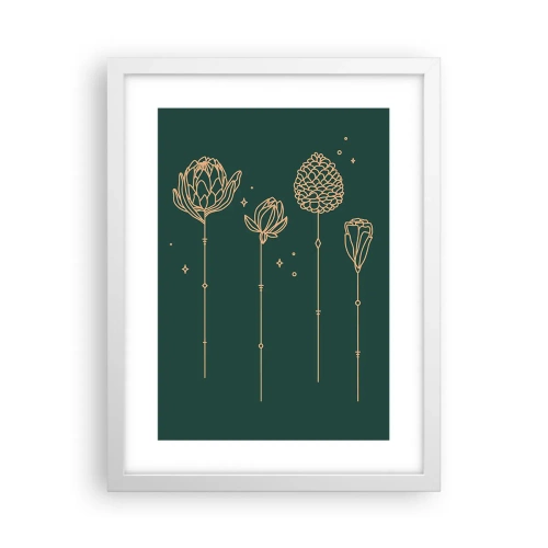 Plakat w białej ramie - Rodzina ZIÓŁkowskich - 30x40 cm