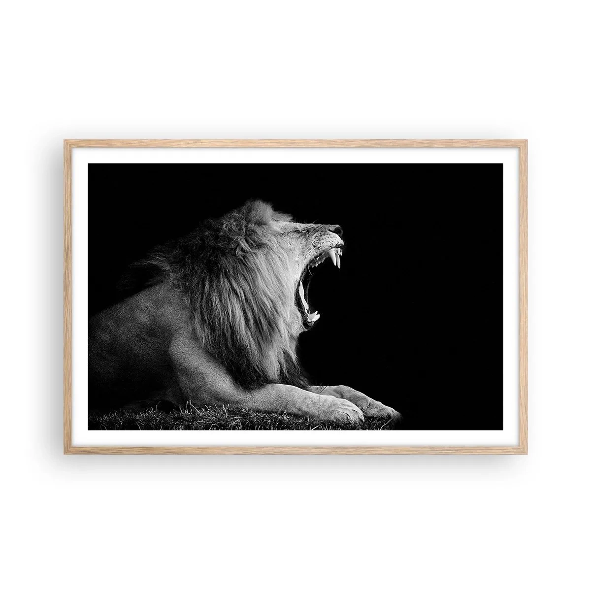 Plakat w ramie jasny dąb - Bez żadnych wątpliwości - 91x61 cm
