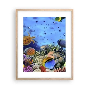 Plakat w ramie jasny dąb - I co my wiemy o życiu... - 40x50 cm