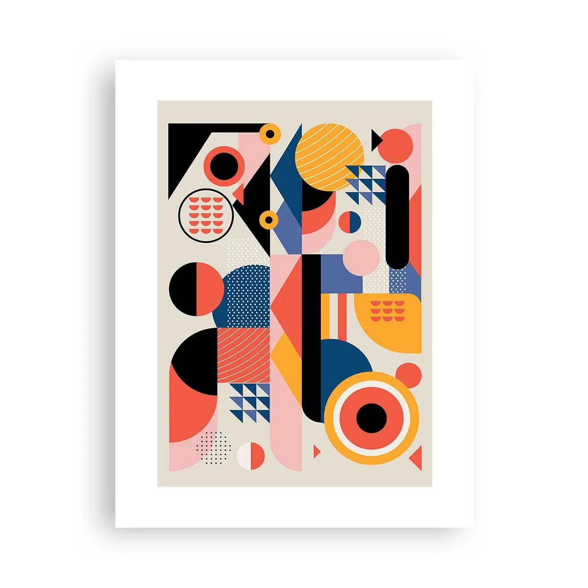 Plakat - Kompozycja: pobaw się - 30x40 cm