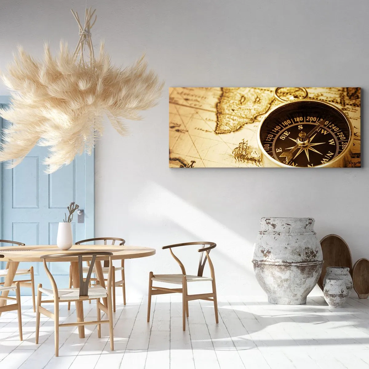 Obraz na płótnie - Na wschód czy na zachód? - 90x30 cm