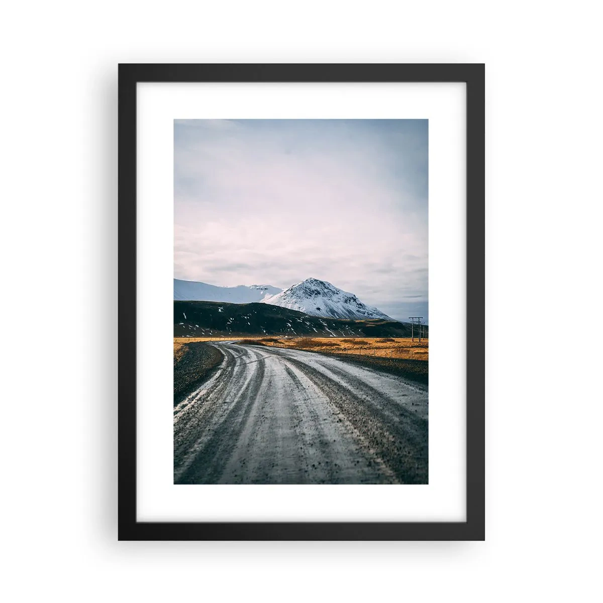 Plakat w czarnej ramie - W islandzkim klimacie - 30x40 cm