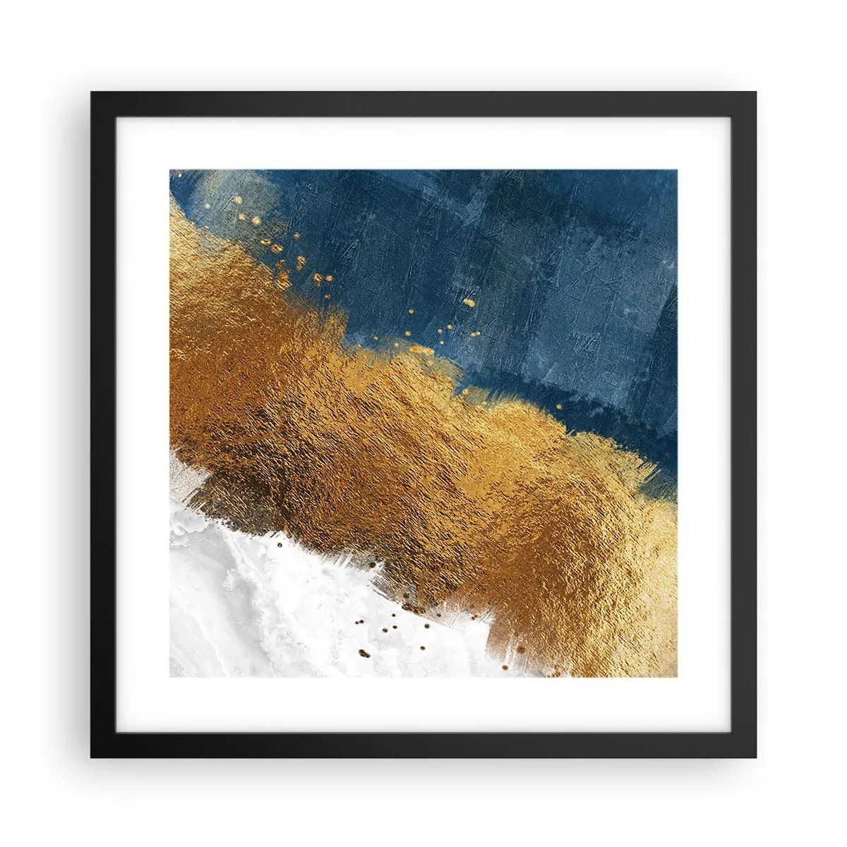 Plakat w czarnej ramie - Barwy lata - 40x40 cm