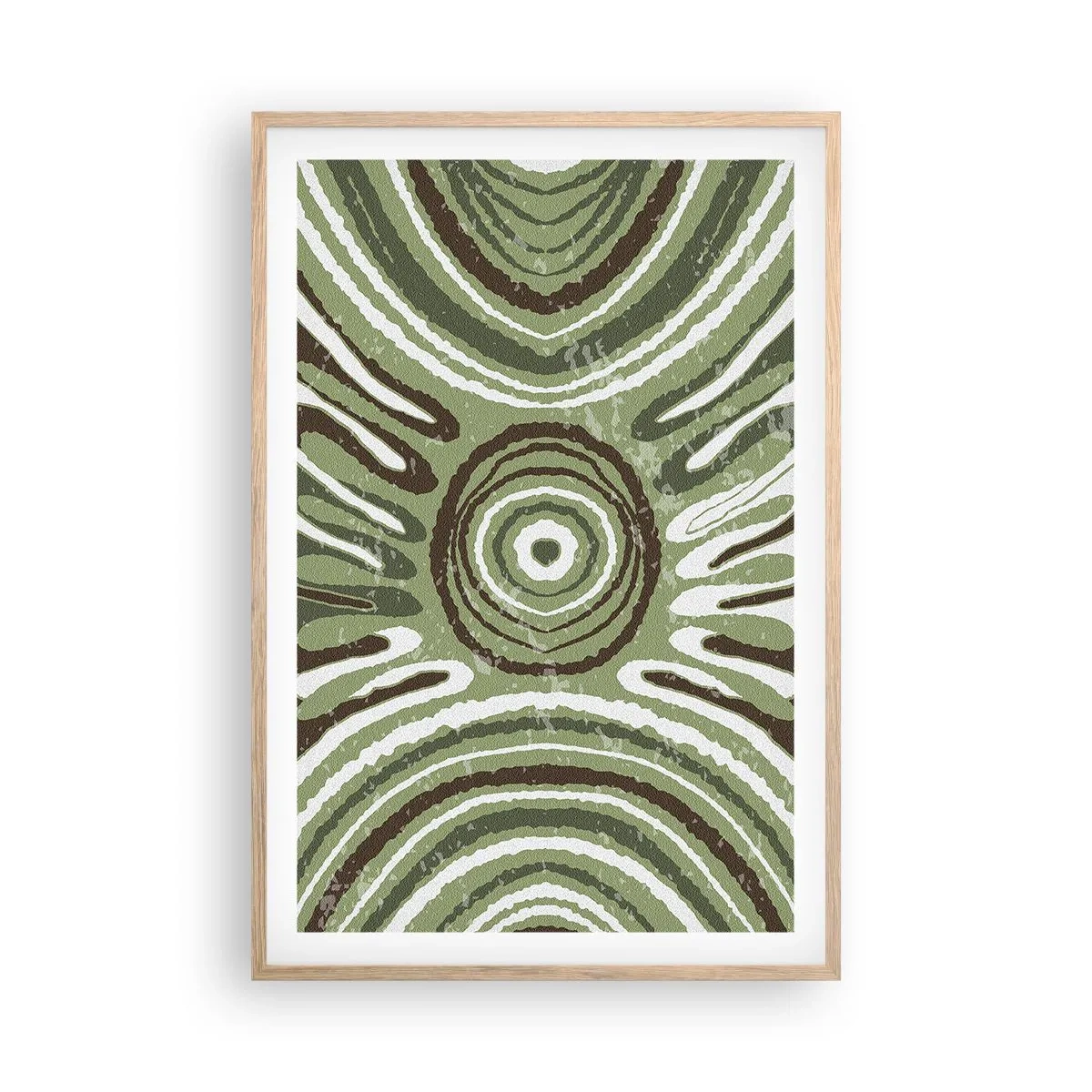 Plakat w ramie jasny dąb - Eksplozja emocji - 61x91 cm