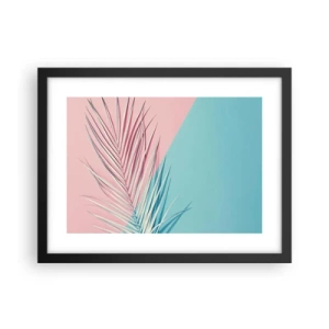 Plakat w czarnej ramie - Tropikalna impresja - 40x30 cm