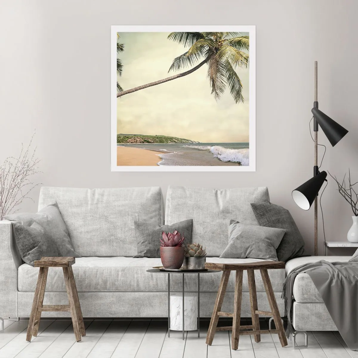 Plakat - Tropikalne marzenie - 40x40 cm