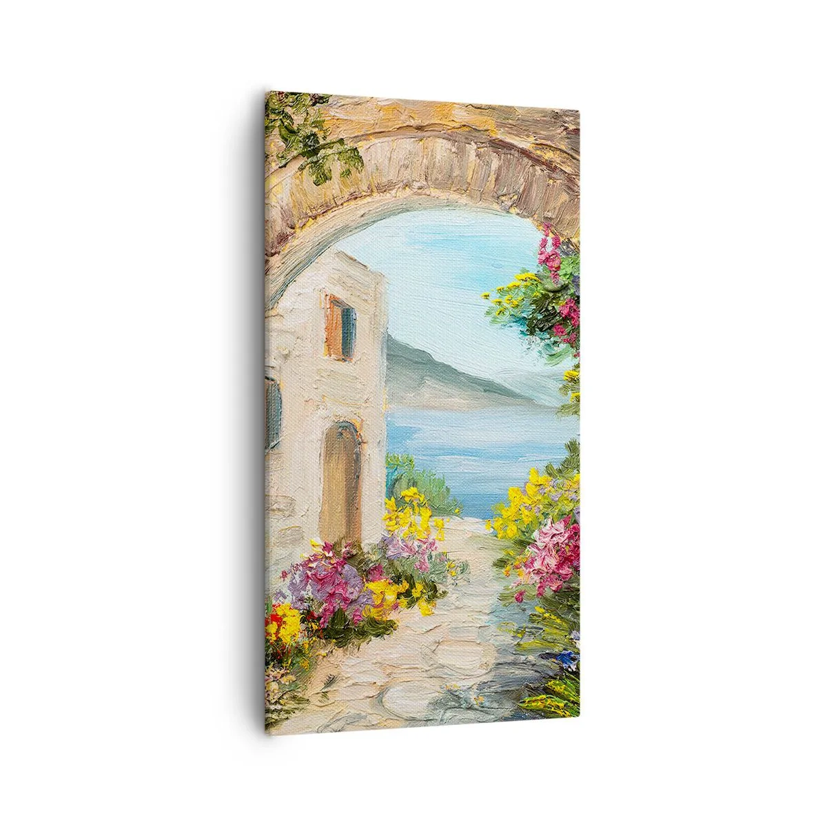 Obraz na płótnie - Urok nadmorskiej prowincji - 55x100 cm