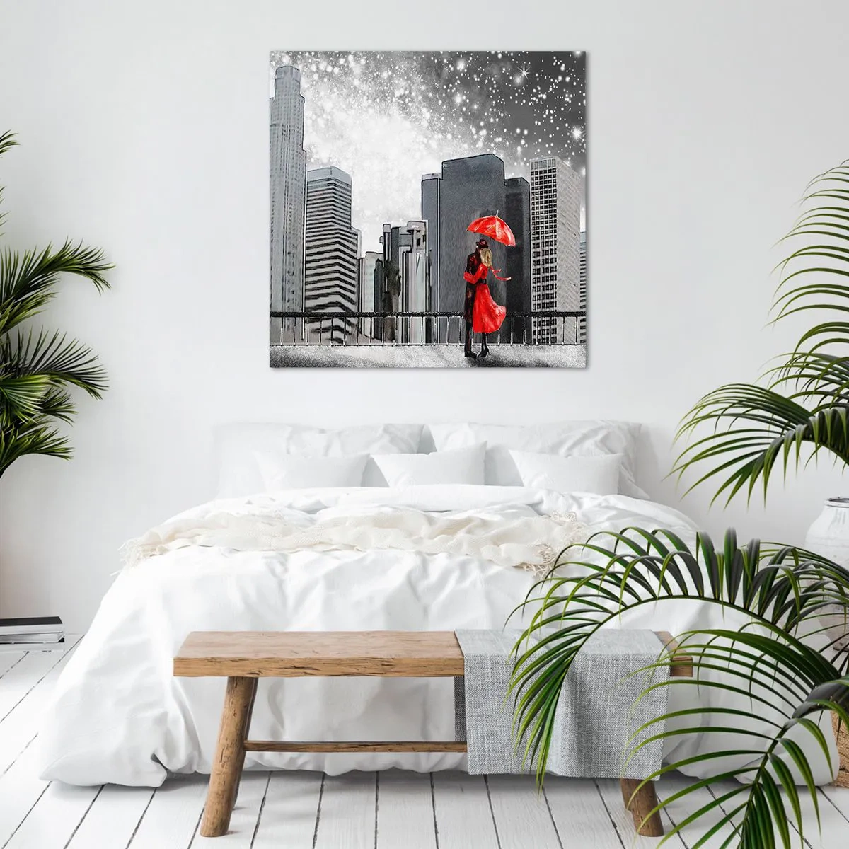 Obraz na płótnie - Człowiek nie kamień - 70x70 cm