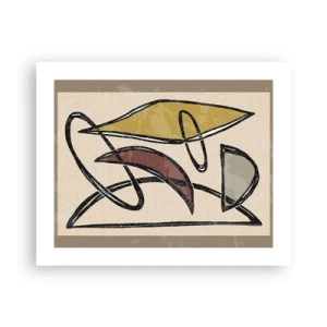 Plakat - Piony i poziomy - 50x40 cm