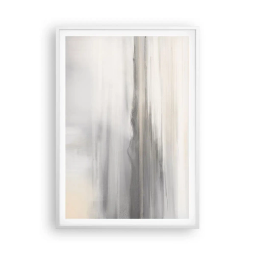 Plakat w białej ramie - Zamyślona dal - 70x100 cm