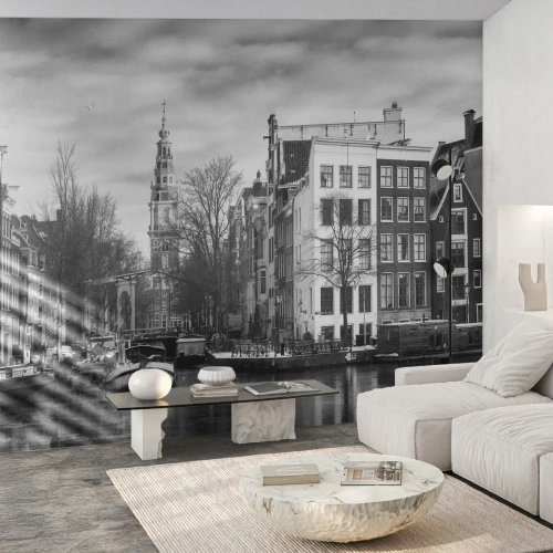 Fototapeta Premium Sand - Amsterdamskie klimaty - Miasto, Amsterdam, Architektura - 200x140 cm