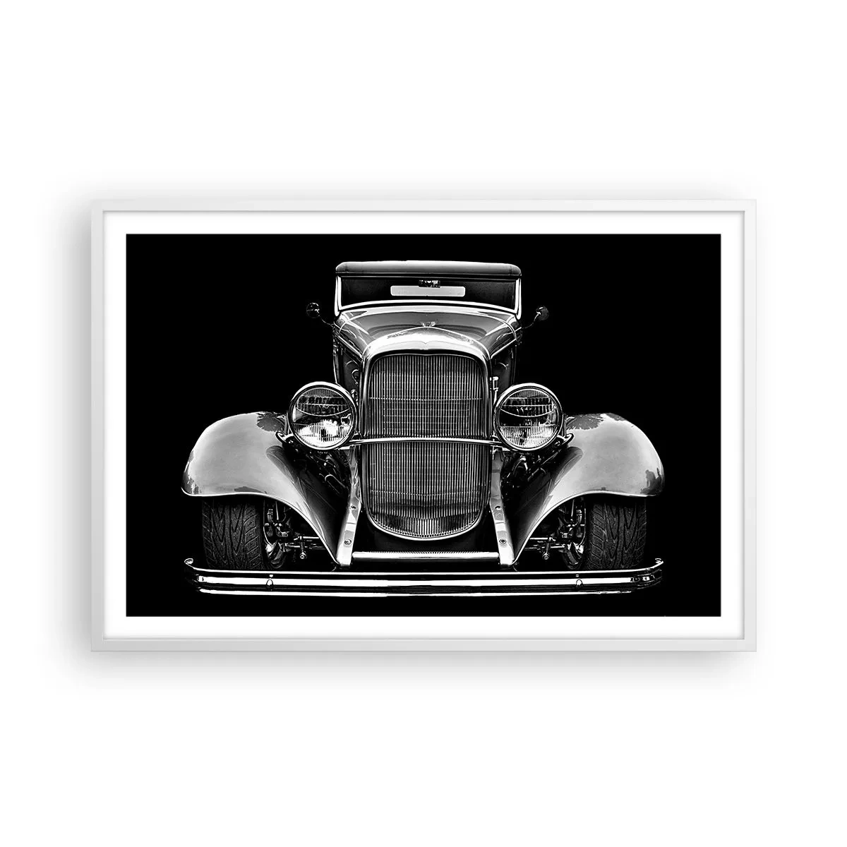 Plakat w białej ramie - Prawdziwy gentelman - 91x61 cm