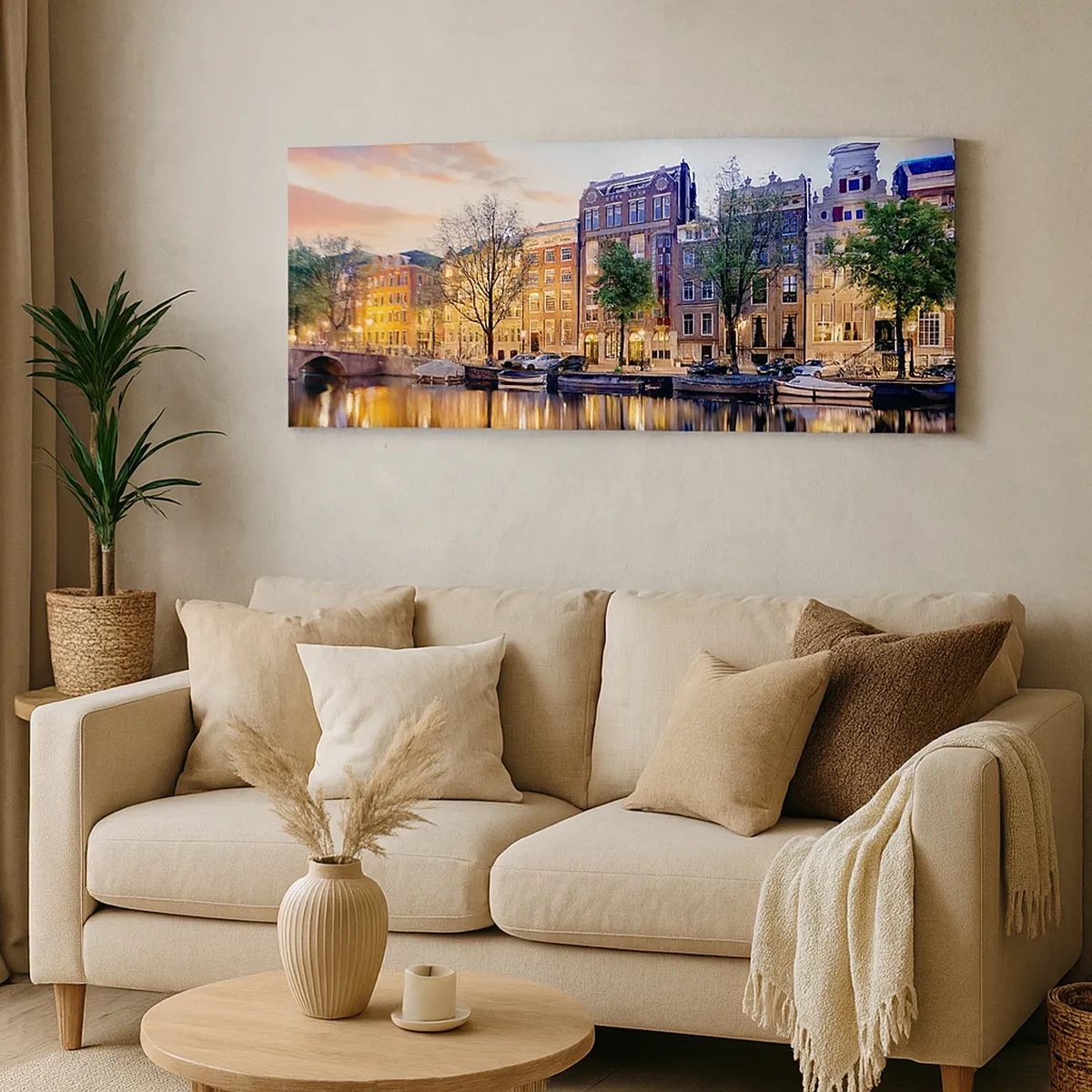 Obraz na płótnie - Powściągliwe i spokojne holenderskie piękno - 30x30 cm