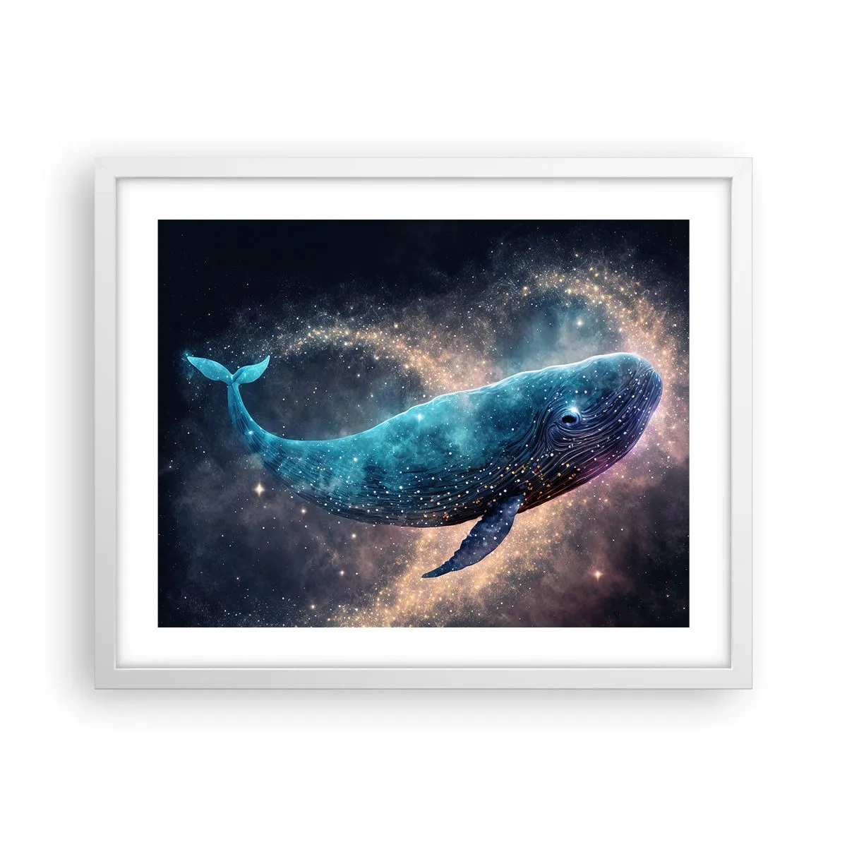 Plakat w białej ramie - Jest taki świat… - 50x40 cm