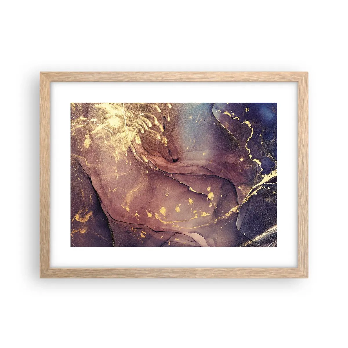 Plakat w ramie jasny dąb - Materia i duch - 40x30 cm