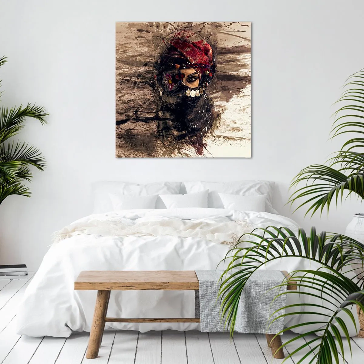 Obraz na płótnie - Co najmniej niepokojąca - 70x70 cm