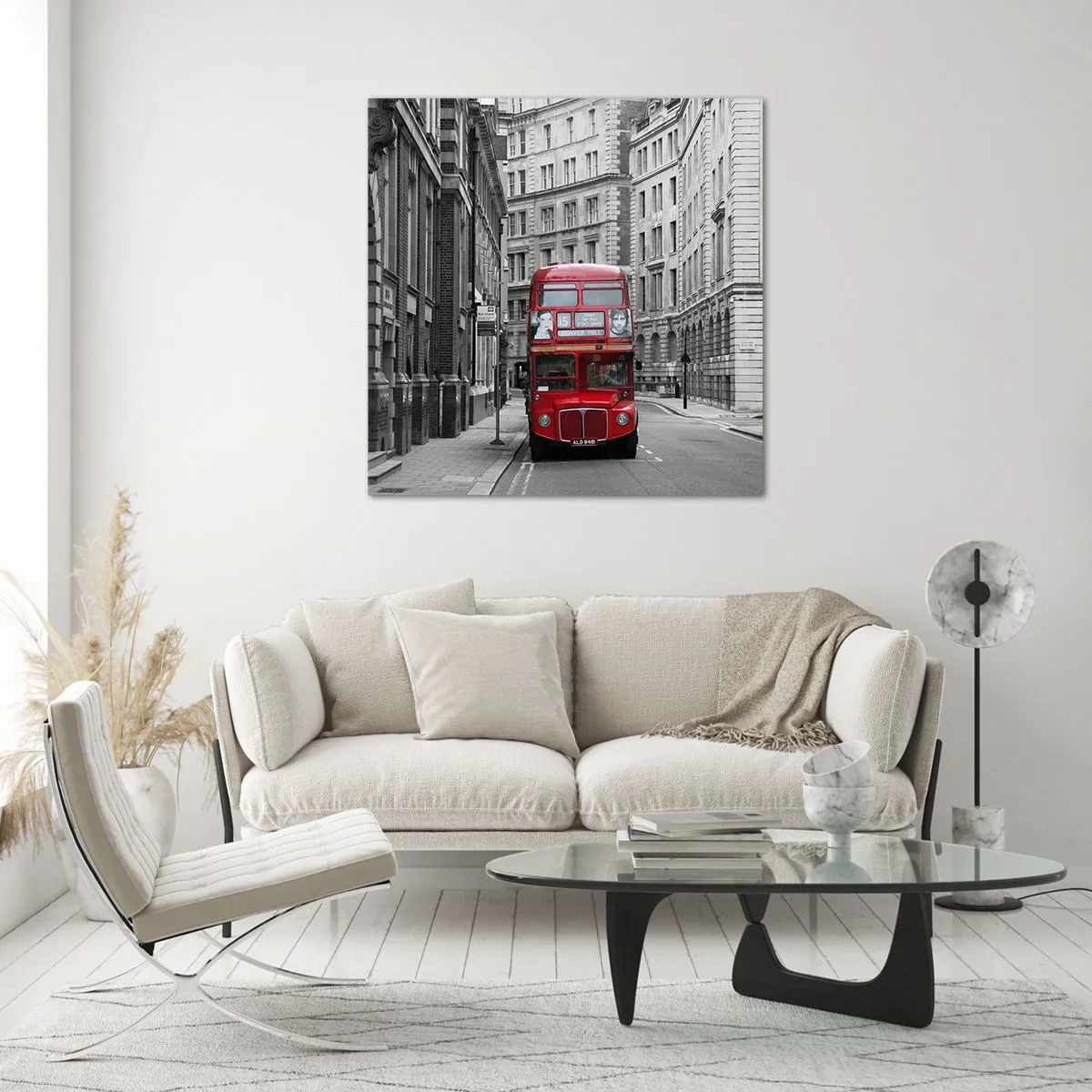 Obraz na szkle - Codzienność nie musi być szara - 70x70 cm