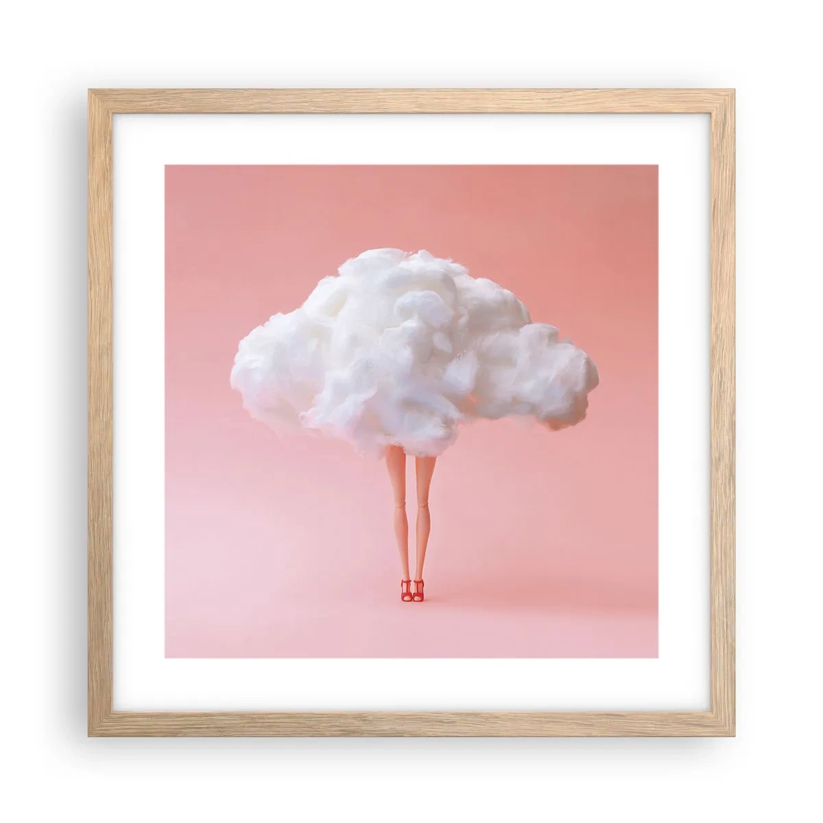 Plakat w ramie jasny dąb - Słodka obietnica - 40x40 cm