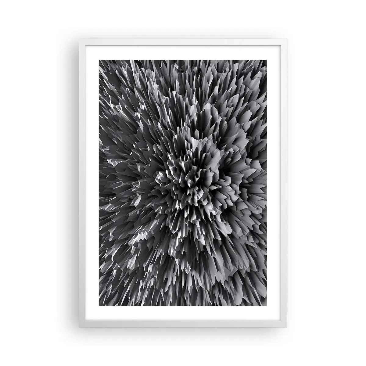 Plakat w białej ramie - Już ostrzej się nie da - 50x70 cm